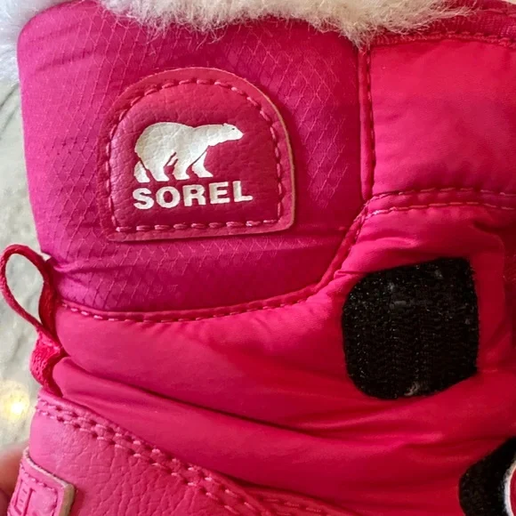 Sorel Kids Red Snow Boots - Picture 2 of 5